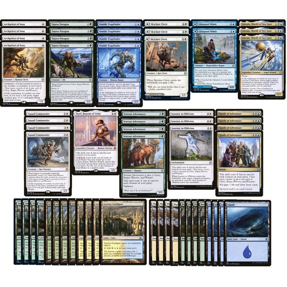 Elite Bant Party Deck - Blue Green White - Very Powerful - 60 Card - MTG  NM/M!!! - Etsy Ireland