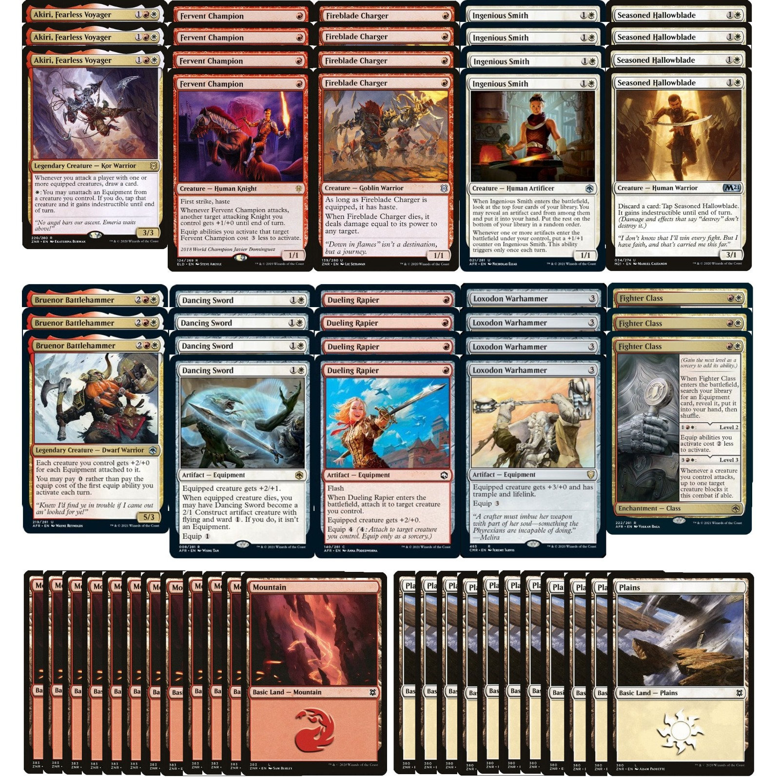 Elite Boros Equipment Deck - Red White - Very Powerful - 60 Card - MTG NM/M!! - Etsy Elite Boros Equipment Deck - Red White - Very Powerful - 60 Card - MTG NM/M!! - Etsy