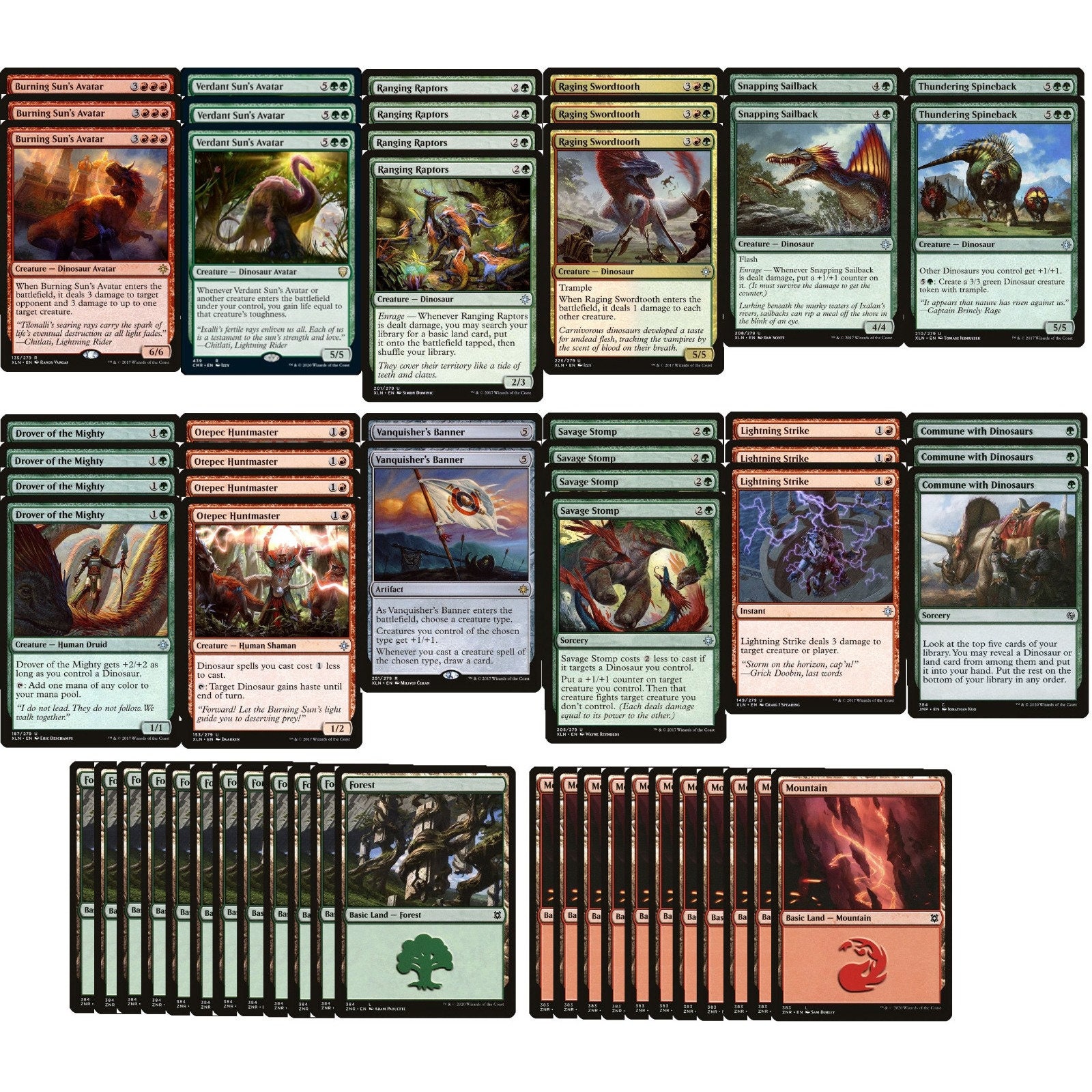 mtg 30th Anniversary Edition 60枚赤緑デッキ mtg 30th Anniversary Edition 60枚赤緑デッキ