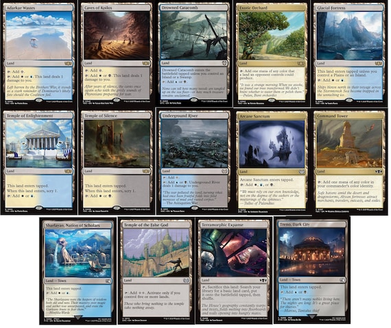 Final Fantasy Magic the Gathering Commander Deck - Y'shtola Drain - EDH MTG!!  - Etsy