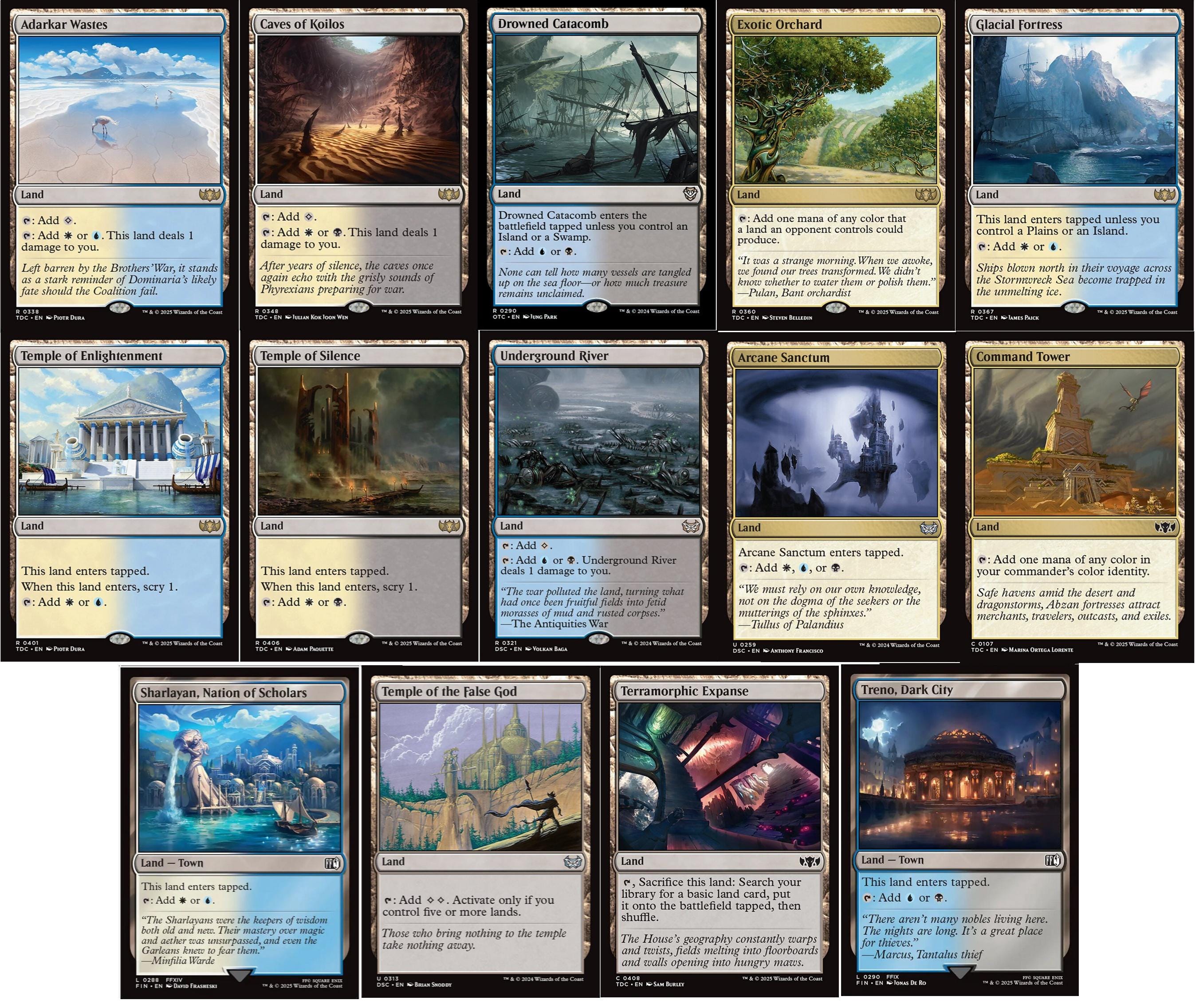 Final Fantasy Magic the Gathering Commander Deck - Y'shtola Drain