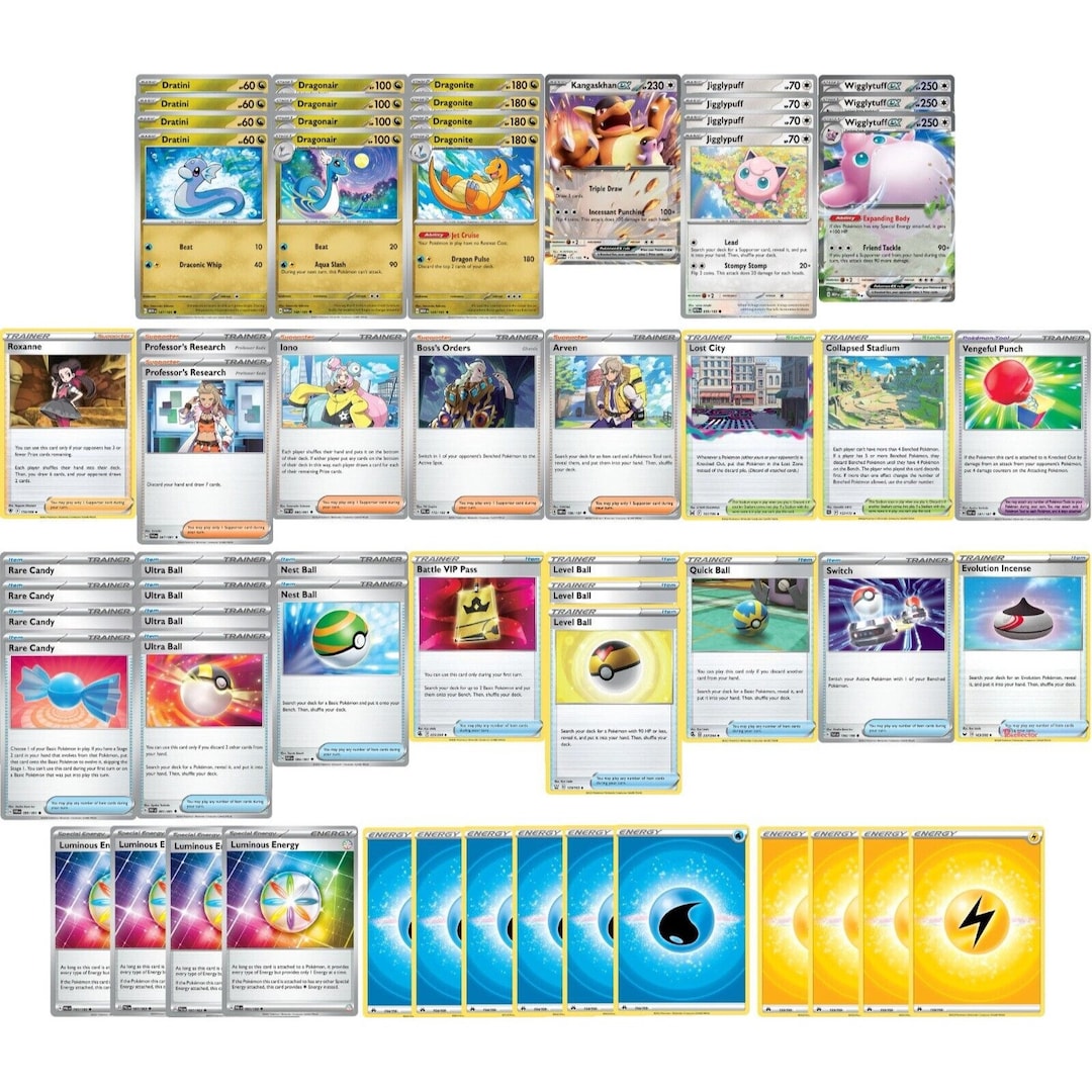 pokemon trading card game dragonite deck Pokemon 8 Card Plus+1 main image 1