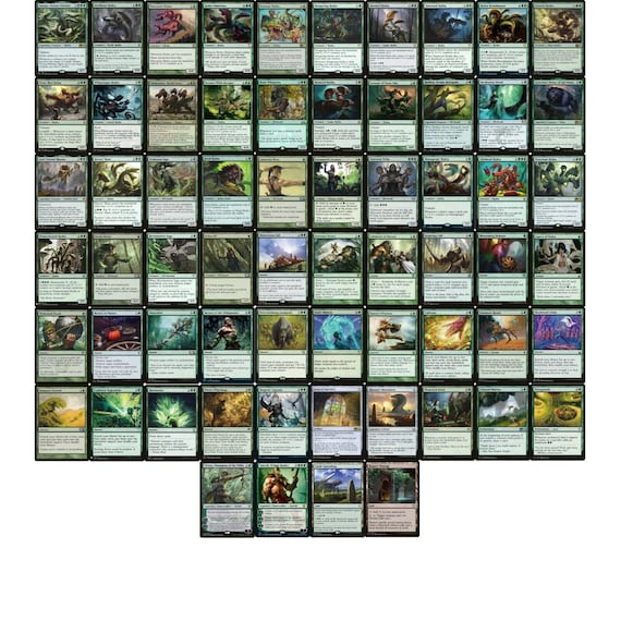 Commander Hydra Deck - Mono Green - EDH - Gargos -100 Card - MTG NM/M - Etsy