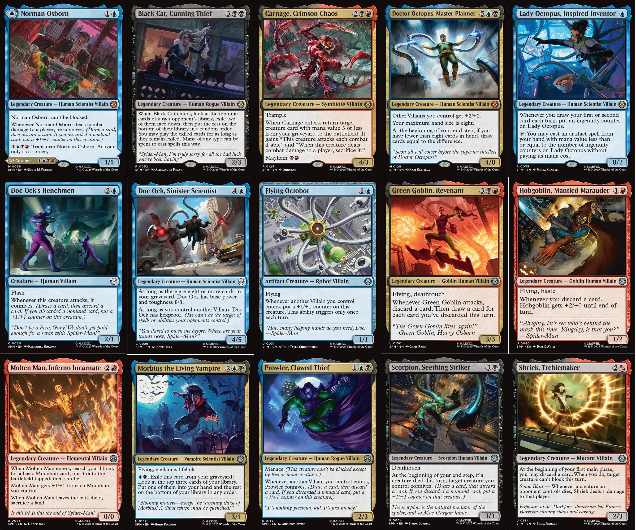 Spider Man Magic the Gathering Commander Deck - Norman Osborn Villains - EDH MTG - Etsy Spider Man Magic the Gathering Commander Deck - Norman Osborn Villains - EDH MTG - Etsy