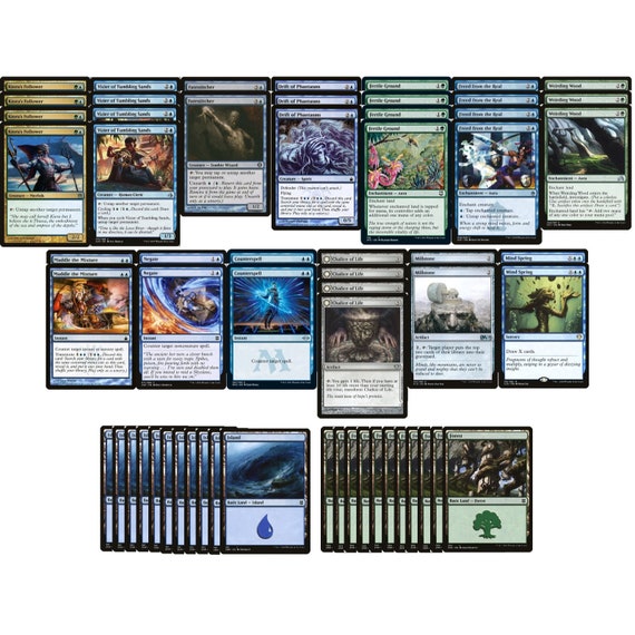 mtg 40 vs 60 card decks Slivers & Deathtouch-60 Deck-magic the Gathering-mtg-rares-toxin Sliver-ready to Play ready 60 How Many Lands Should You