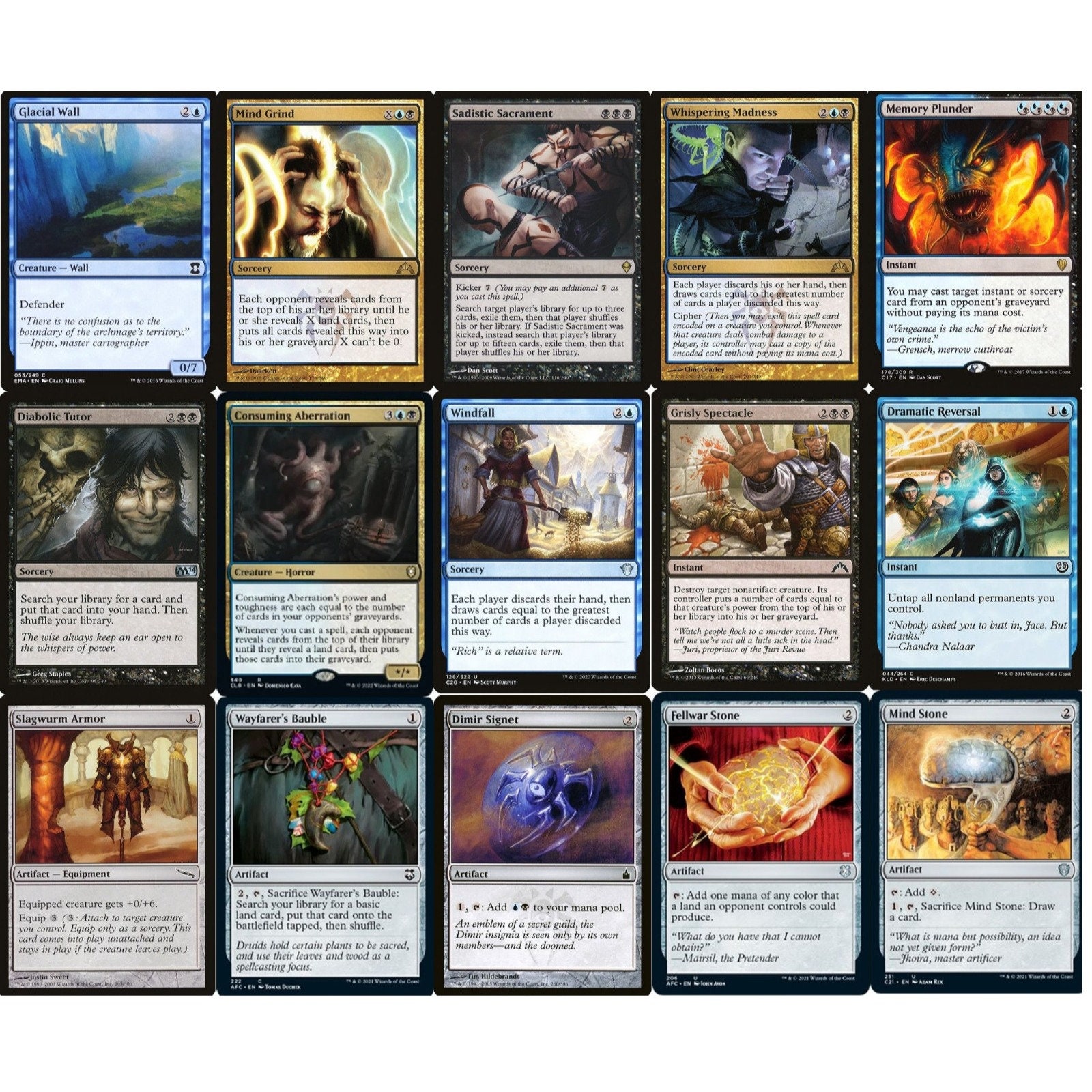 ELITE Commander Mill Deck EDH Phenax 100 Card MTG Ready to Play Etsy