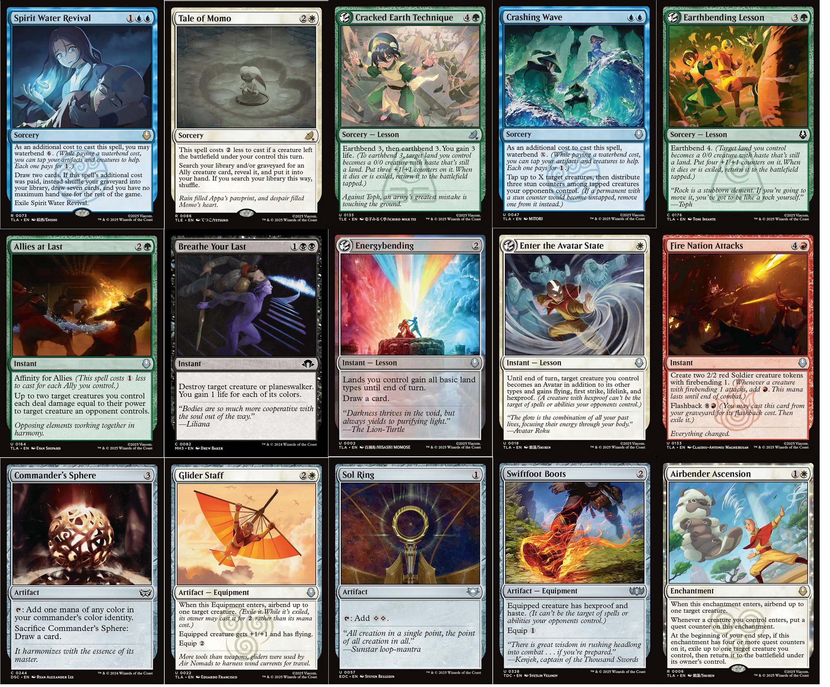 avatar mtg commander decks Top 10 Best Commander Cards from MTG | Avatar: The Last Airbender