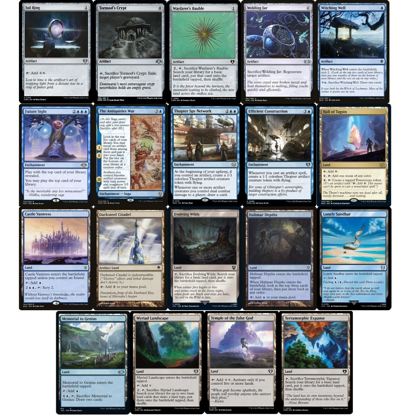 統率者ウルザ アーティファクトデッキ - 青単 - cEDH EDH - 強力 - 100