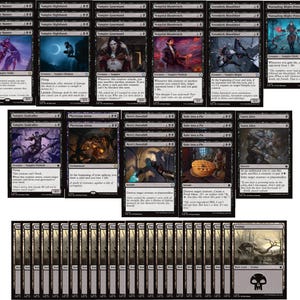 Mazzo Elite Mono Black Vampire - Molto potente - Pioniere moderno - MTG da 60 carte!!!