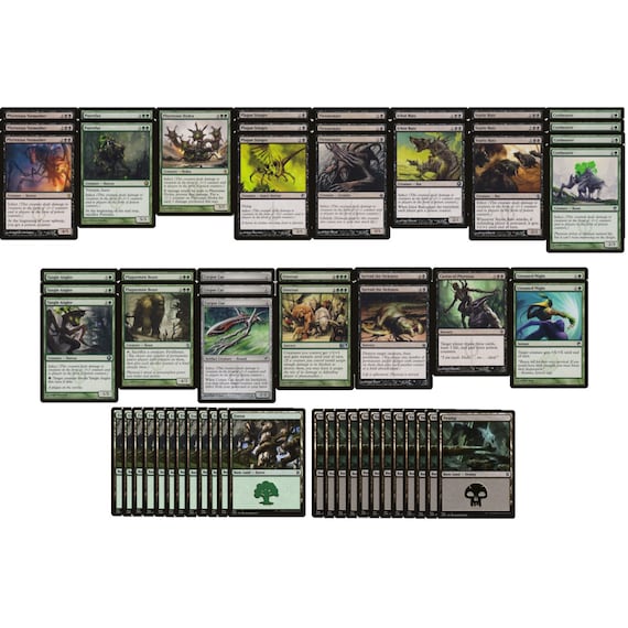 Black Green Infect Deck - 60 Card - MTG Magic the Gathering - Ready to  Play!!! - Etsy