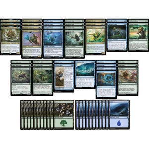 Deck Elite Simic Frog - bleu vert - très puissant - 60 cartes - MTG NM/M !!