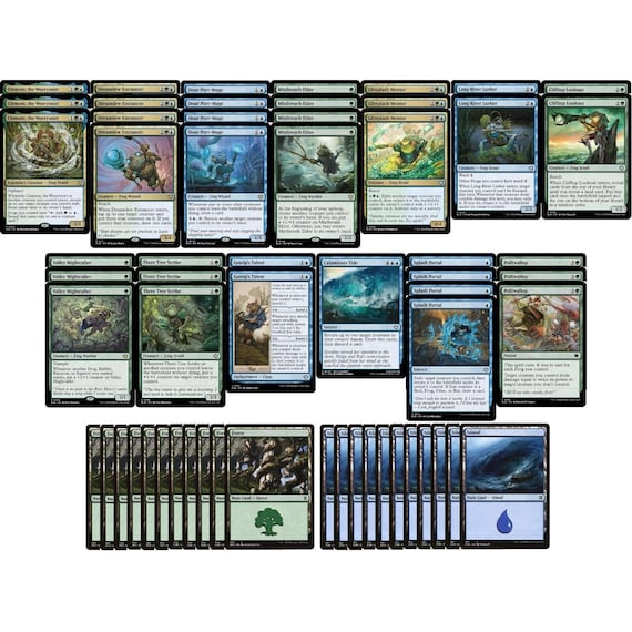 mtg frog cards Commander Deck EDH Deck Grolnok, the Omnivore 100 Magic – Moonveil Games The Gathering Subtype: Frog, Colors: Blue, Green,