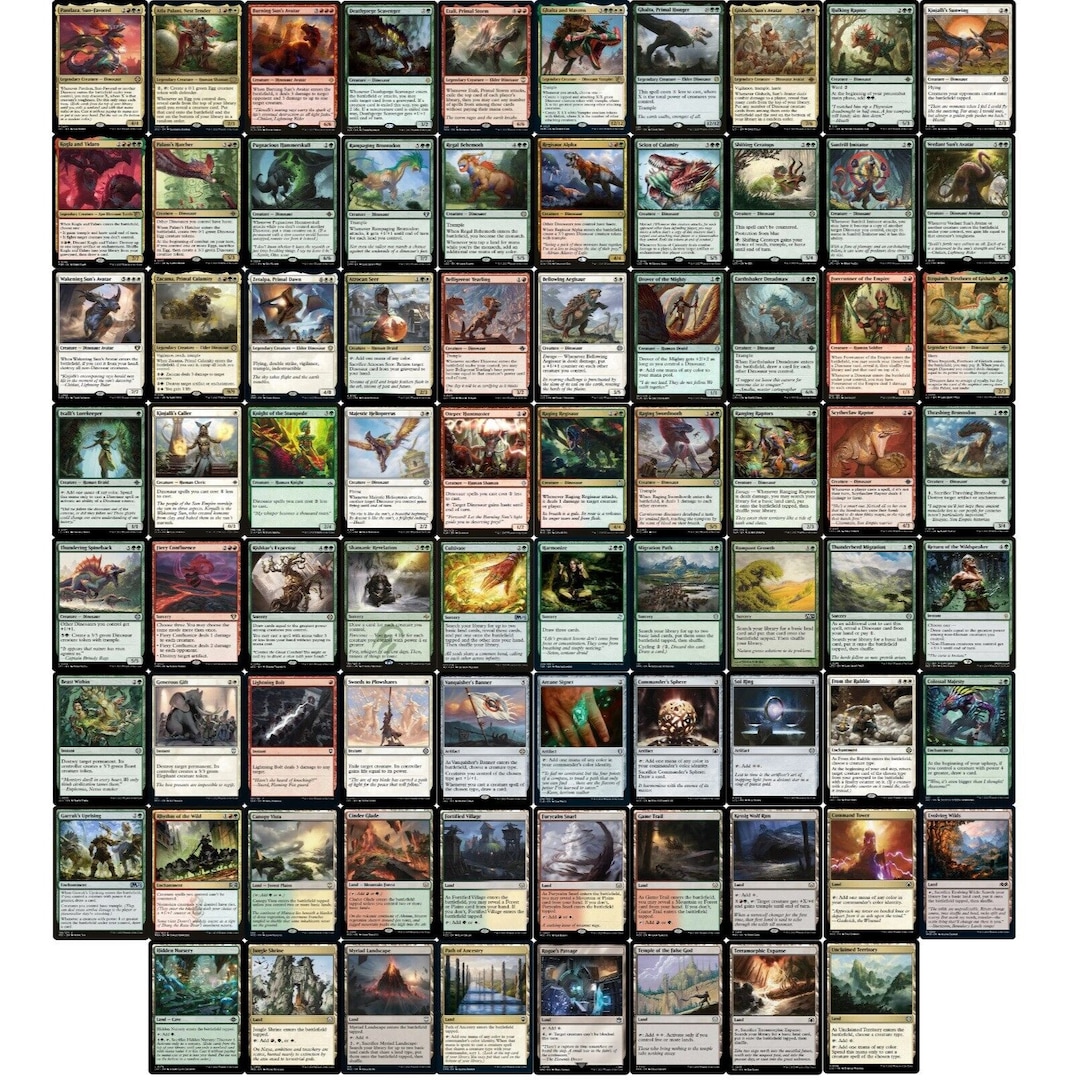 統率者恐竜デッキ - パントラザ - ナヤ - EDH -100 カード - MTG NM/M