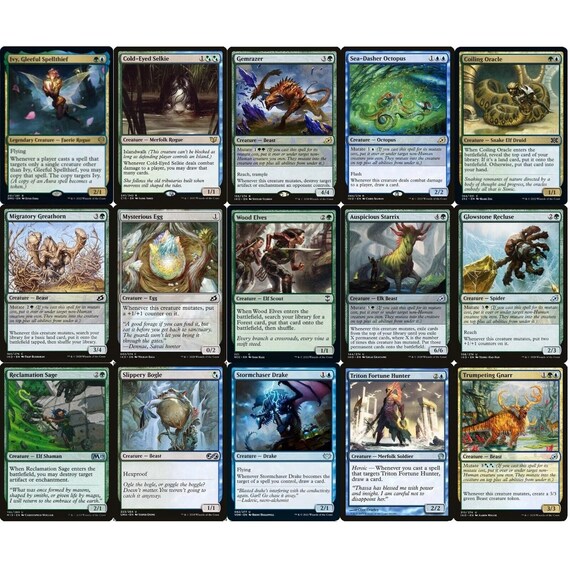 mtg mutate deck commander Ramos, Dragon Engine GOLD SPELLS 5c Magic Custom Otrimi, the Ever-Playful MUTATE Commander