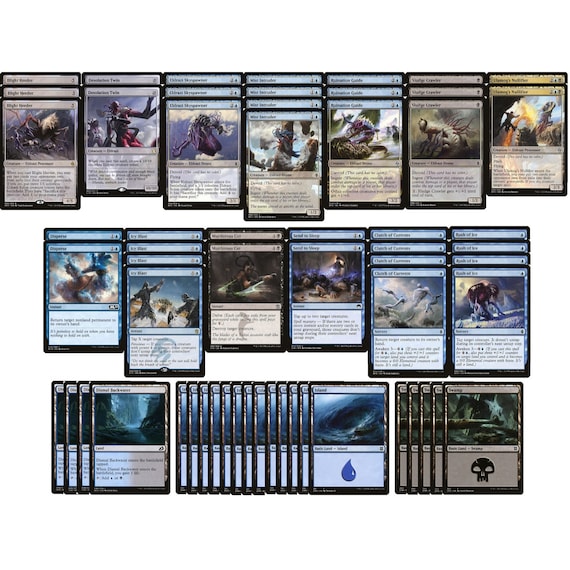mtg blue control commander deck MTG: FINAL FANTASY Commander Deck - FINAL FANTASY X Counter Blitz