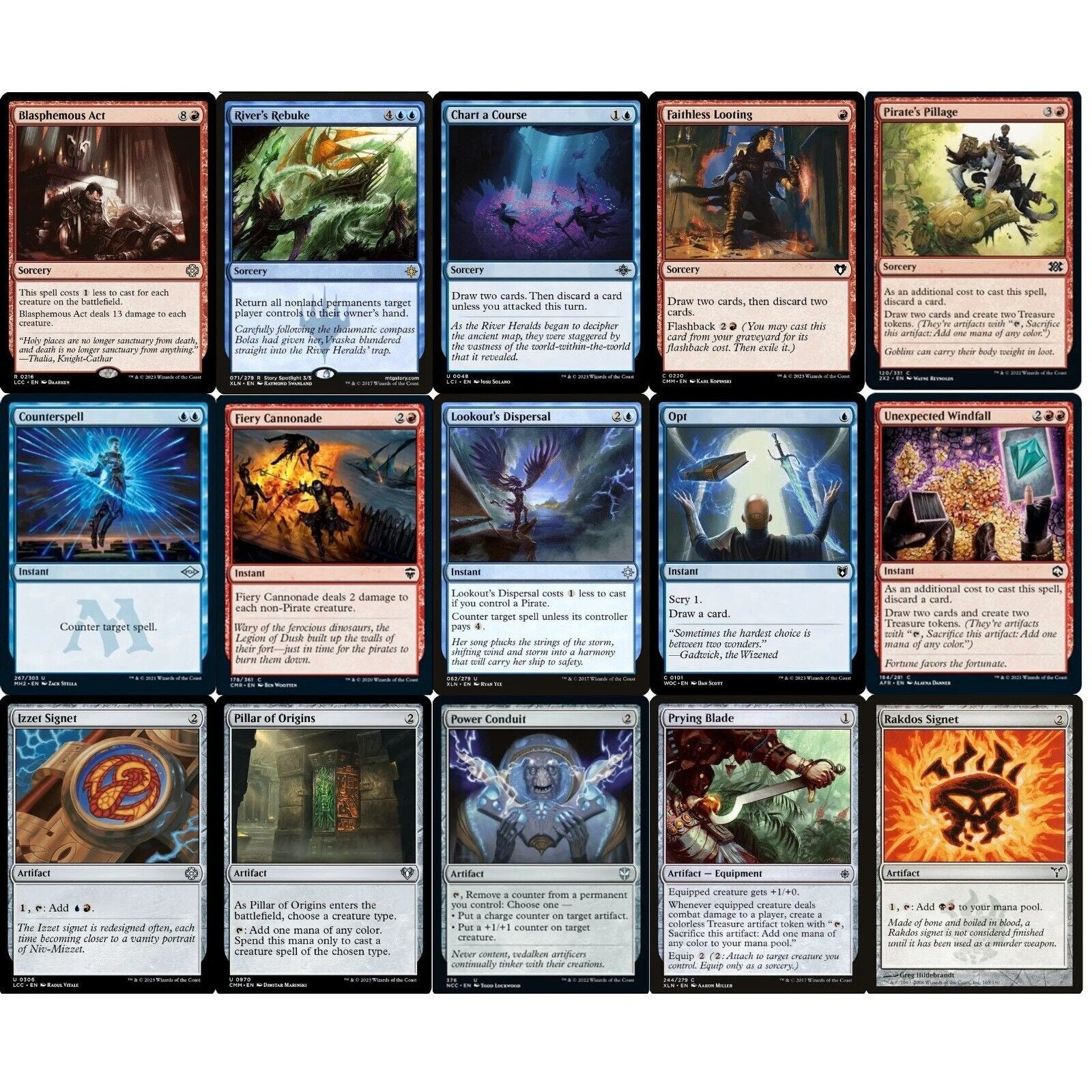 Commander Pirate Deck Admiral Brass Grixis EDH 100 Card MTG NM/M Etsy