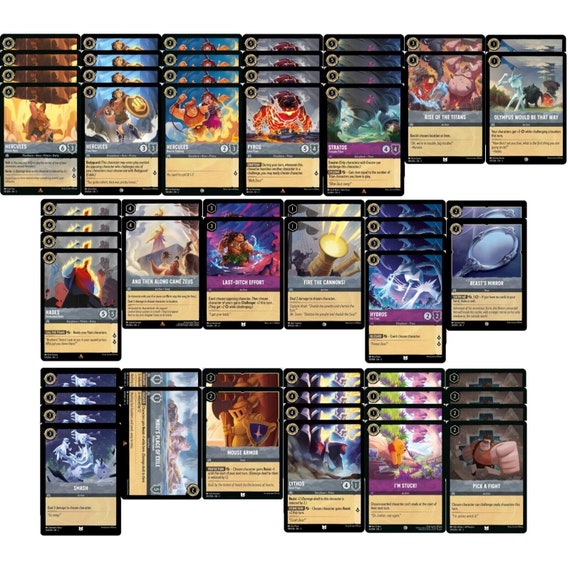 Hercules and the Titans - Disney Lorcana Deck - Custom Built - 60 Card!!! - Etsy Hercules and the Titans - Disney Lorcana Deck - Custom Built - 60 Card!!! - Etsy
