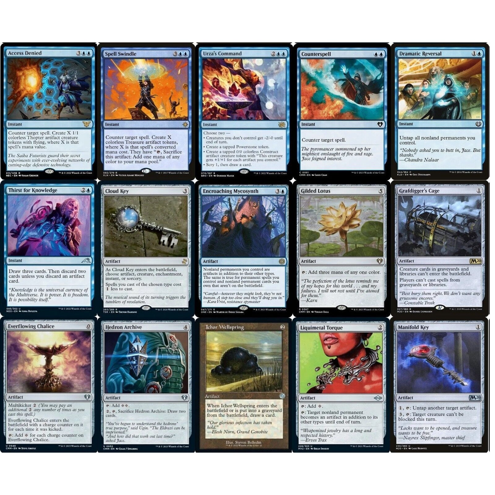 統率者ウルザ アーティファクトデッキ - 青単 - cEDH EDH - 強力 - 100