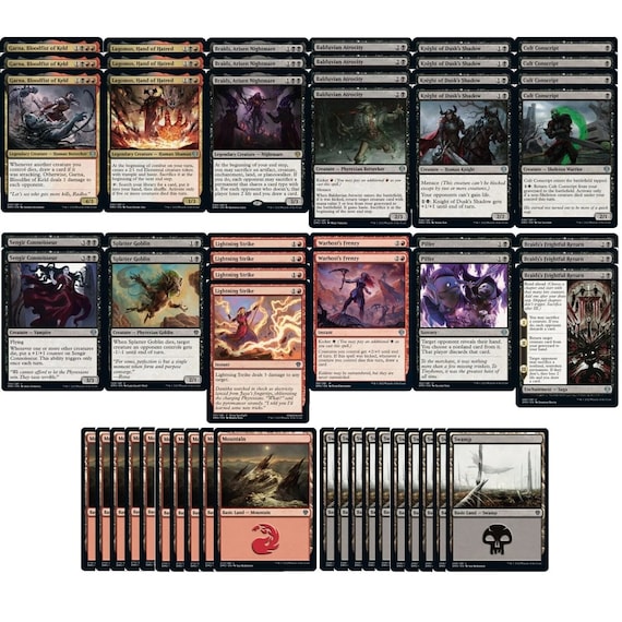 mtg 60 card deck how many creatures Green/White Slivers-60 Deck-Magic the Gathering-Pauper legal-MTG-RTP Black Red Creature Deck -