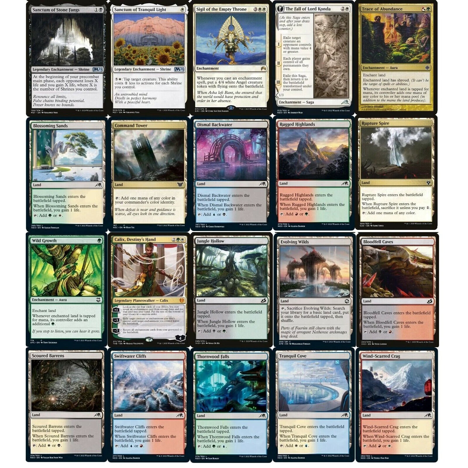 Elite Commander Shrines Deck - 5 Color - Go-shintai - EDH -100 Card - MTG NM/M!! - Etsy Elite Commander Shrines Deck - 5 Color - Go-shintai - EDH -100 Card - MTG NM/M!! - Etsy
