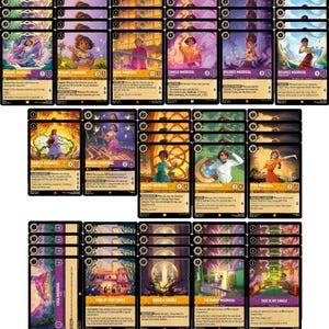 Encanto chansons Disney Lorcana Deck - construit sur mesure - puissant - 60 cartes !!!