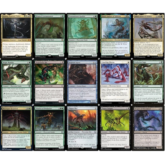 Commander Atraxa Toxic Infect Deck - Very Powerful - EDH - 100