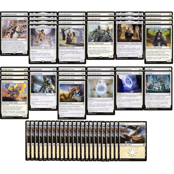 White Creature Deck - Knight - Powerful - 60 Card - Modern MTG NM/M! - Etsy White Creature Deck - Knight - Powerful - 60 Card - Modern MTG NM/M! - Etsy