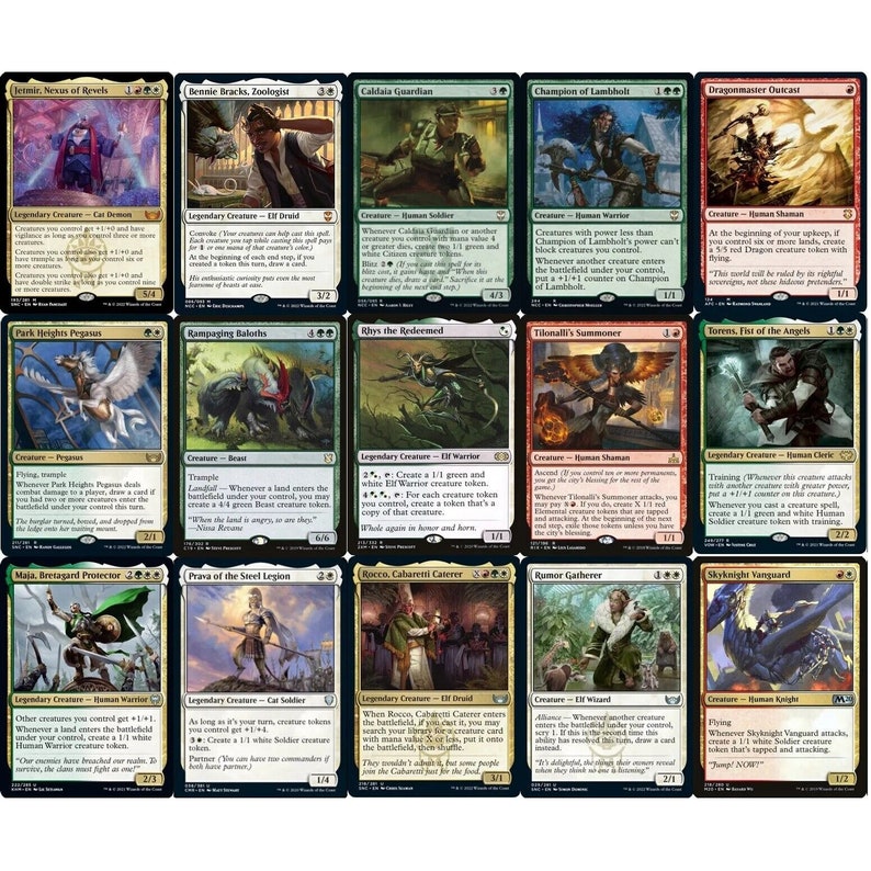 Commander Naya Jetmir Creature Deck Red Green White EDH Etsy