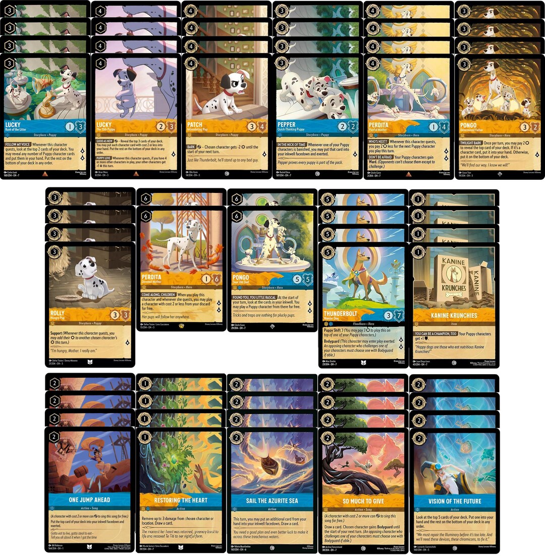 lorcana disney 100 cards Disney Lorcana The First Chapter Sealed Booster Box and 3 Starter Deck –  Geeked Out Comics®