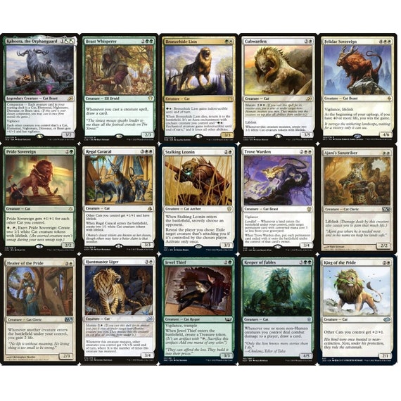 統率者猫デッキ - 緑白 - セレズニア - EDH - カヒーラ -100 カード