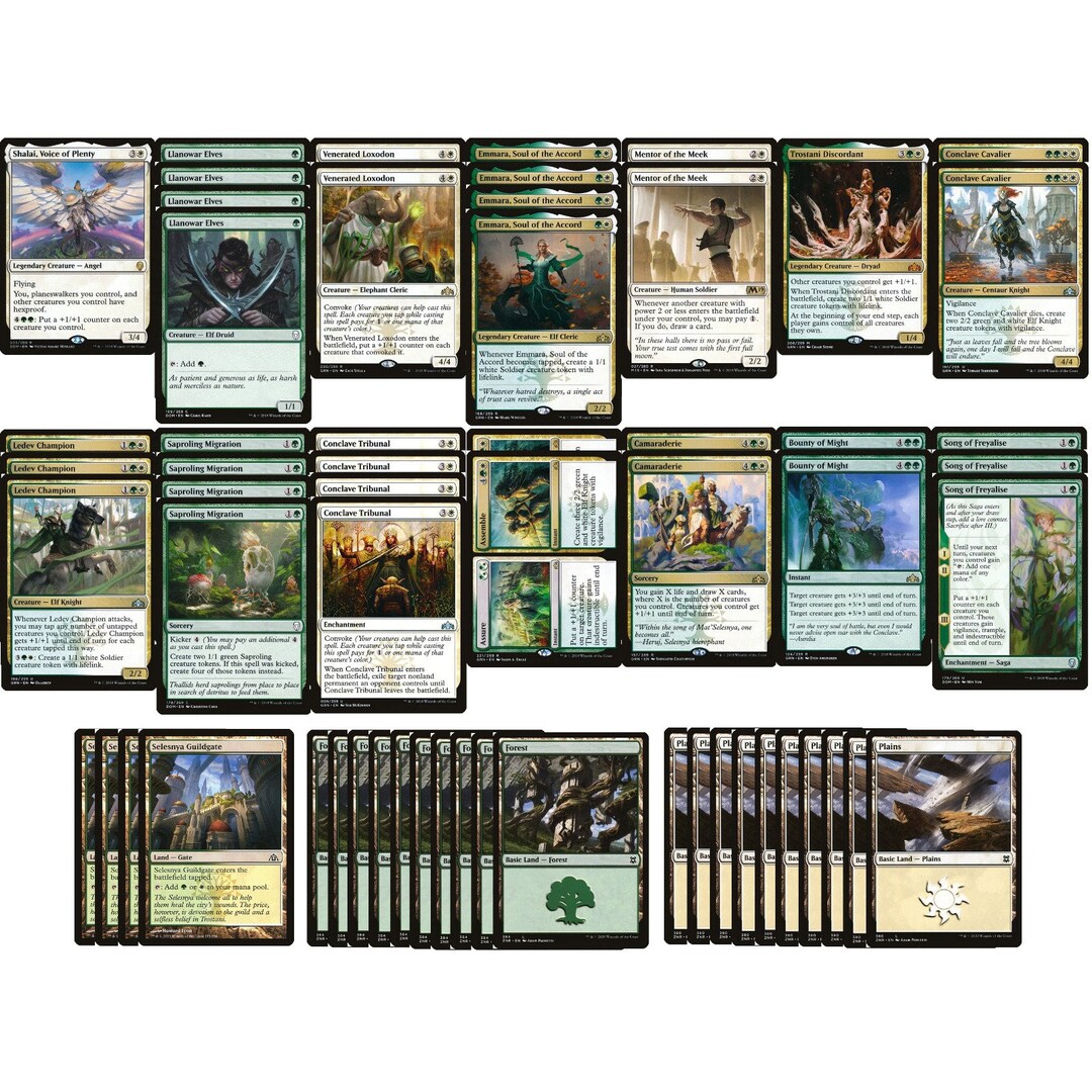 mtg best convoke cards Elite Selesnya Deck - Modern - Green White - 60 Card - GRN - NM/M! Rules Text: Convoke, Colors: Red,