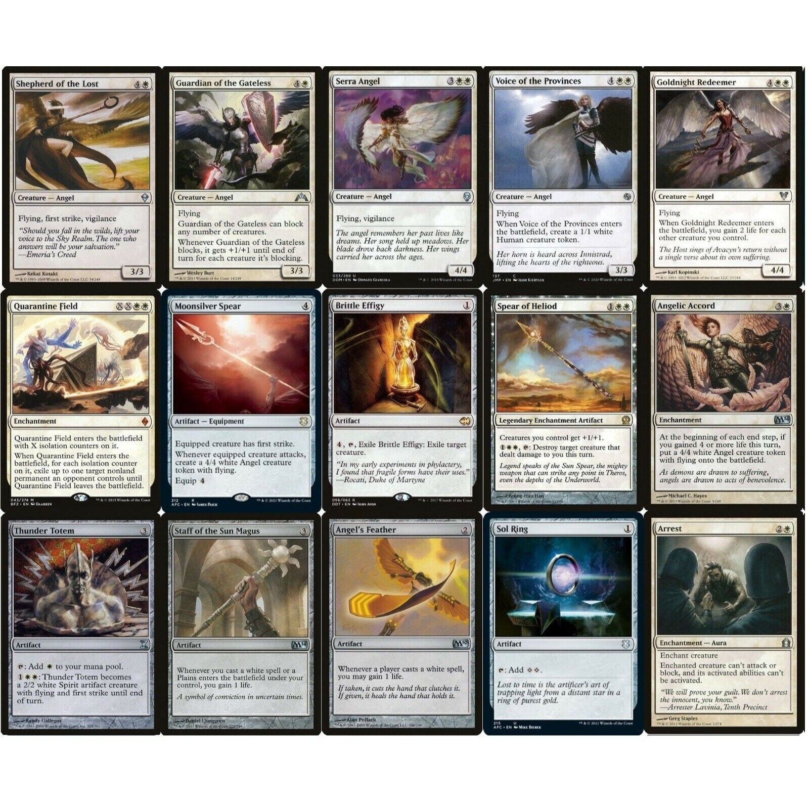 ELITE Commander Angel Deck EDH Reya Dawnbringer 100 Card MTG Etsy