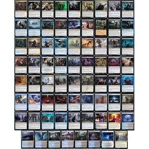 Elite Commander Zombie Deck - Azul Negro - Muy fuerte - EDH - 100 cartas - MTG!!