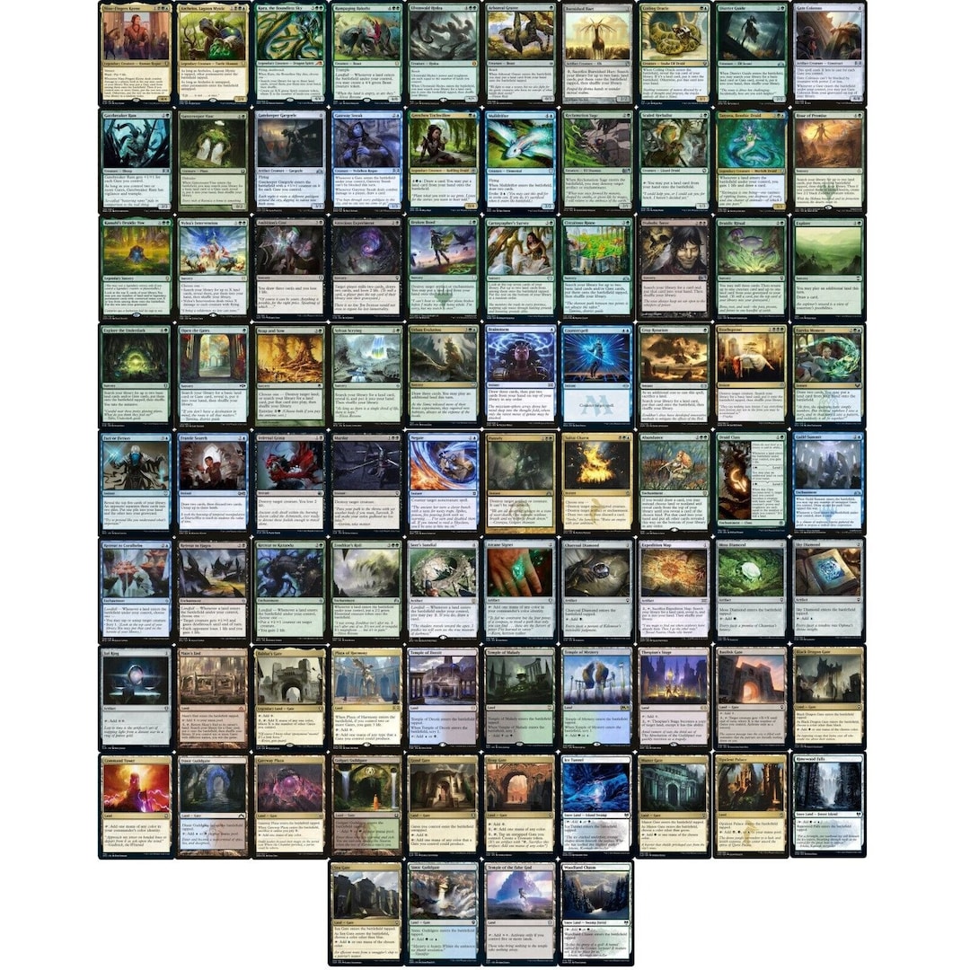 Commander Ninefingers Keene Gates Deck Sultai EDH 100 Card MTG NM/M Etsy