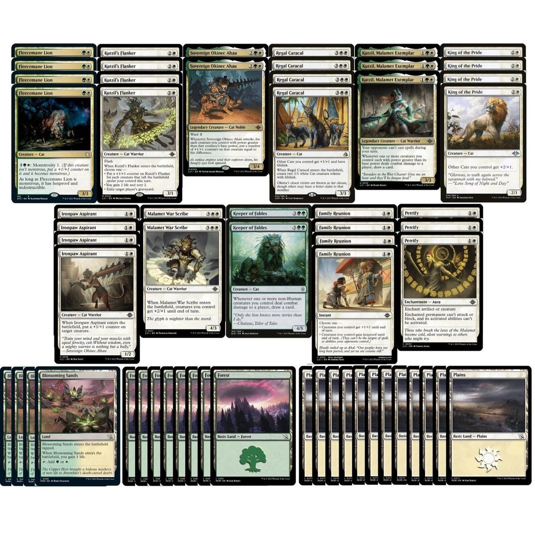 Elite Cat Deck - Selesnya - Green White - Very Powerful - 60 Card MTG ...