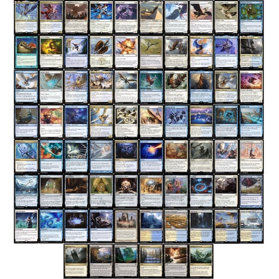 ELITE Commander Bird Deck - EDH - Azorius Blue White - Kastral -100 Card - MTG! - Etsy