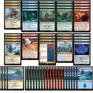 mtg elephant commander deck Elves - Omnath Locus of Mana