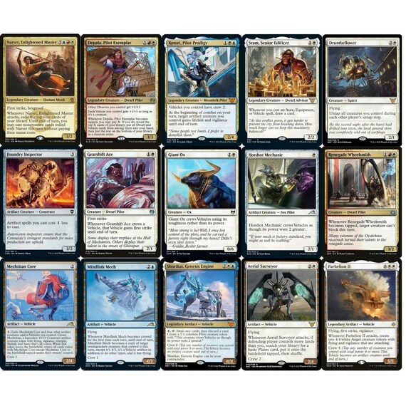 Elite Commander Jeskai Vehicles Deck - Blue Red White - EDH -100 Card - MTG NM/M - Etsy Elite Commander Jeskai Vehicles Deck - Blue Red White - EDH -100 Card - MTG NM/M - Etsy