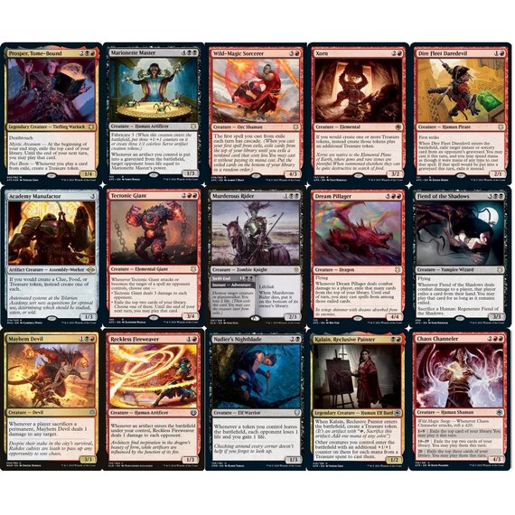 mtg black red commander deck Commander Prosper Treasure Deck - Rakdos Black Red - EDH -100 Card - MTG  NM/M!!