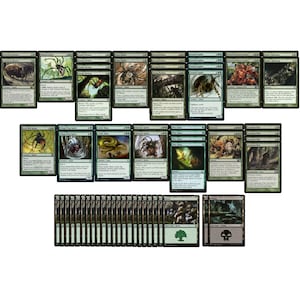 Mono Green Spider Deck - 60 Card - Modern - MTG Magic the Gathering!!!