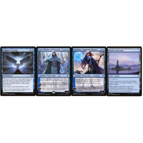 mtg wizard commander deck Amazon.com: Wizard Commander Deck - Mono Blue - EDH - 100 Card - Custom Magic  The Gathering Deck