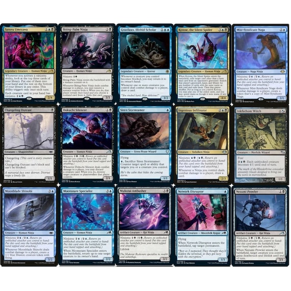 Commander Dimir Ninja Deck - Blue Black - EDH -100 Card - MTG NM/M