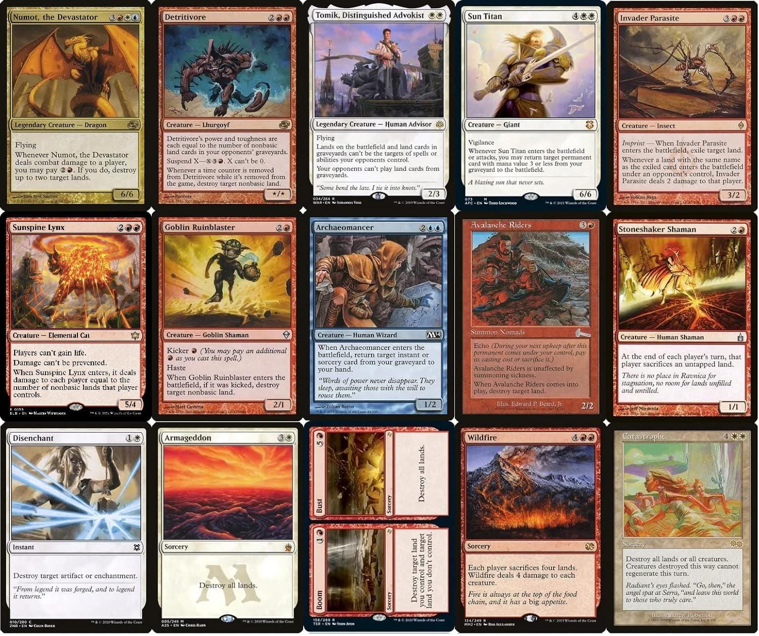 mtg red commander decks Urabrask/The Great Work SPELLS BURN Magic Custom Dec CommanderComplete This set includes 1 Red Top 10 Blue-Red MTG Commanders