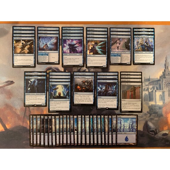 Five MTG Decks - Red White Blue Black Green - Powerful - 60 Card