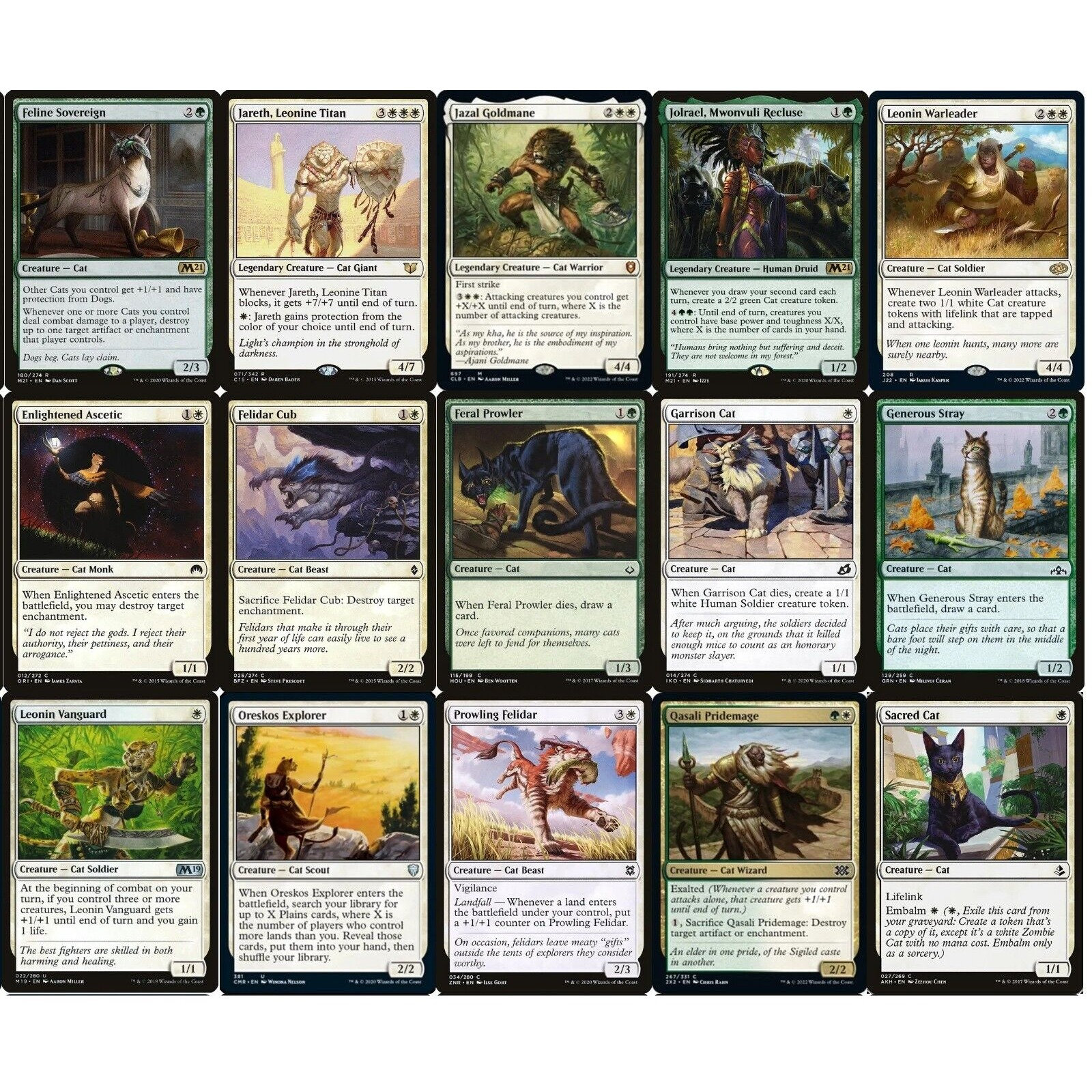 Commander Cat Deck - Green White - Selesnya - EDH - Kaheera -100 Card - MTG NM/M - Etsy Commander Cat Deck - Green White - Selesnya - EDH - Kaheera -100 Card - MTG NM/M - Etsy