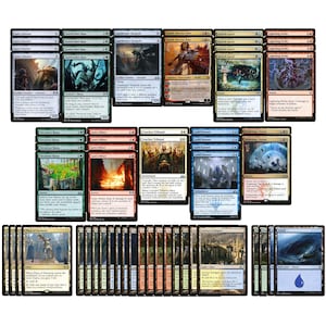 Guildgates Matter Deck - Súper fuerte - 4 colores - 60 cartas - Ravnica - MTG NM/M!