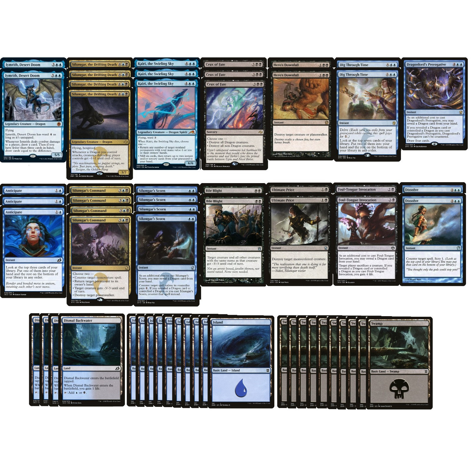 best black control cards mtg Amazon.com: Mono Black Devotion Control Deck - Modern Legal - Custom Built  - Magic The Gathering - MTG main image 0