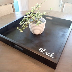 36&quot; x 24&quot; Large Wood Ottoman Tray/Serving Tray