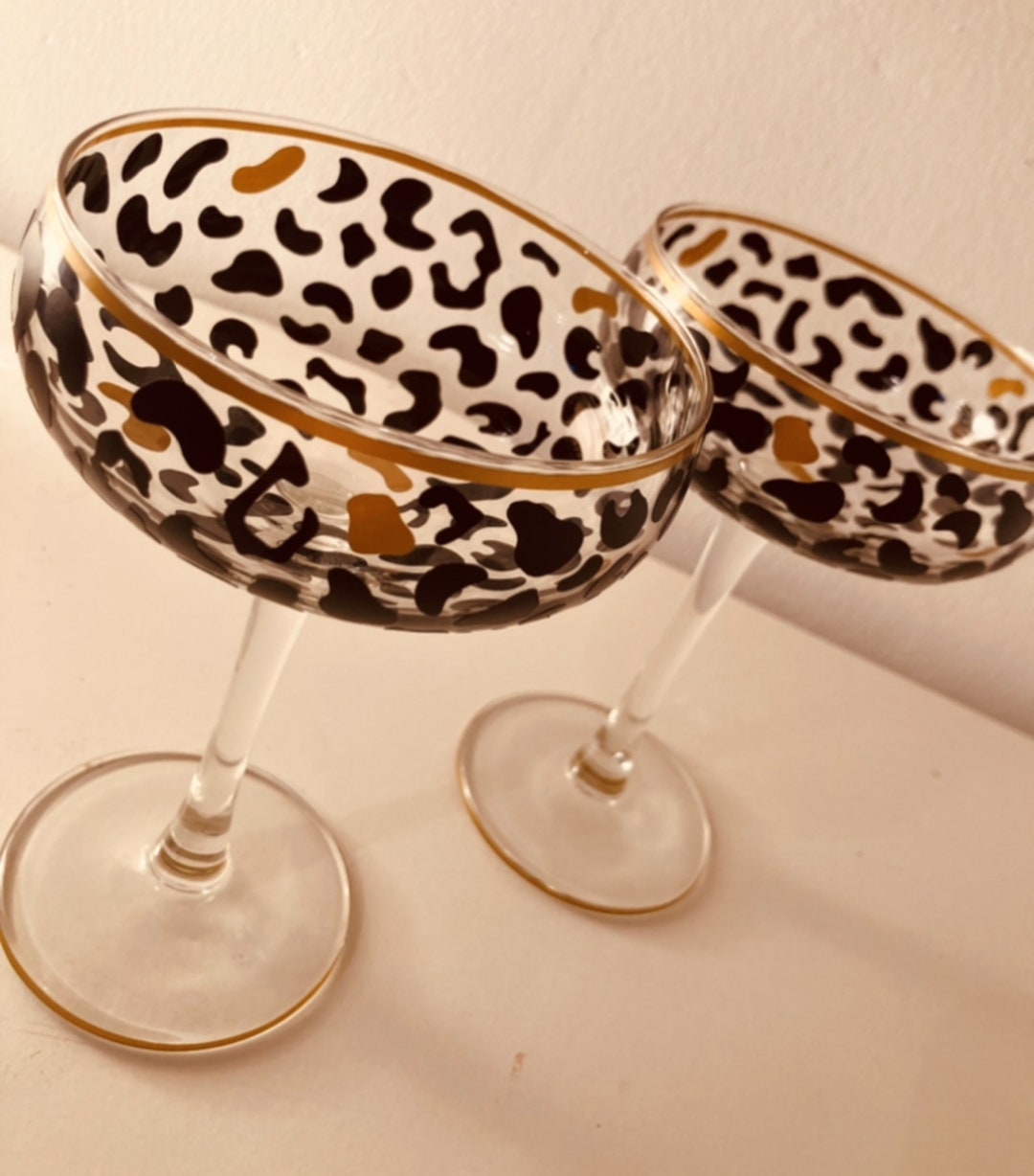 Leopard Print Sherry Glass - Cocktail Glass - ApolloBox