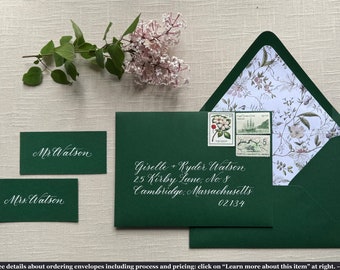 Tess Style Wedding Envelope Calligraphy • Sample • Do Not Buy!